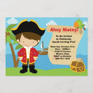 Pirate Birthday Party Invitation