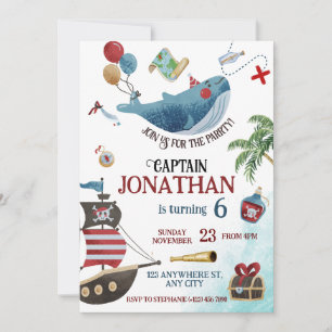 Pirate Birthday Party Invitation