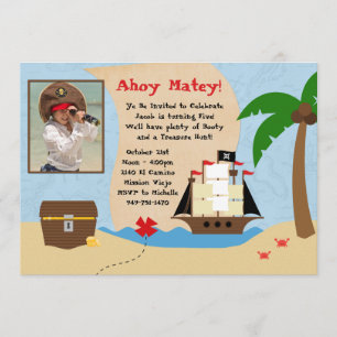 Pirate Birthday Party Invitation