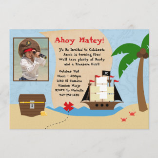 Pirate Birthday Party Invitation