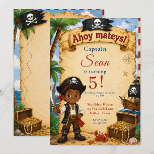 Pirate Birthday Party Invitation