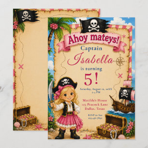 Pirate Birthday Party Invitation