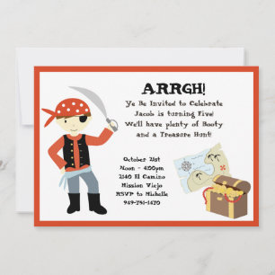 Pirate Birthday Party Invitation