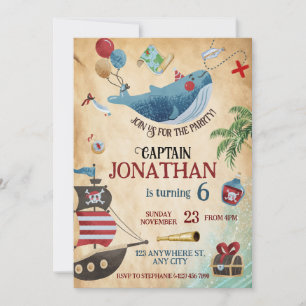 Pirate Birthday Party Invitation