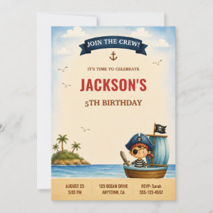 Pirate Birthday Party Invitation