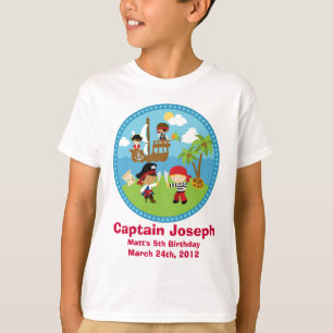 Pirate Birthday Party Personalised Shirts - Unique