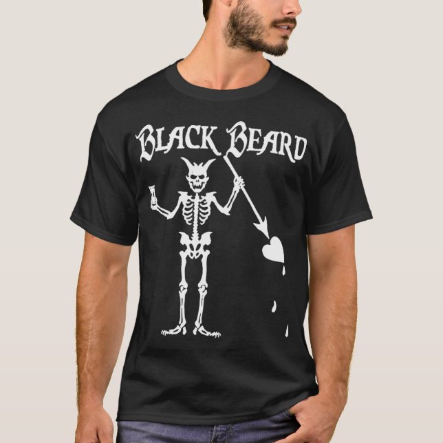 PIRATE  BLACKBEARD TSHIRT  (Front)