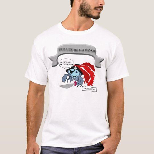 Pirate Blue Crab T-Shirt