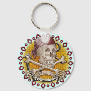 Pirate Bones Key Ring