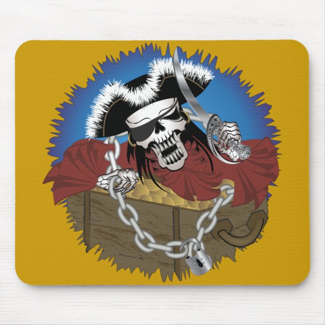 Pirate Booty Mouse Mat (Front)