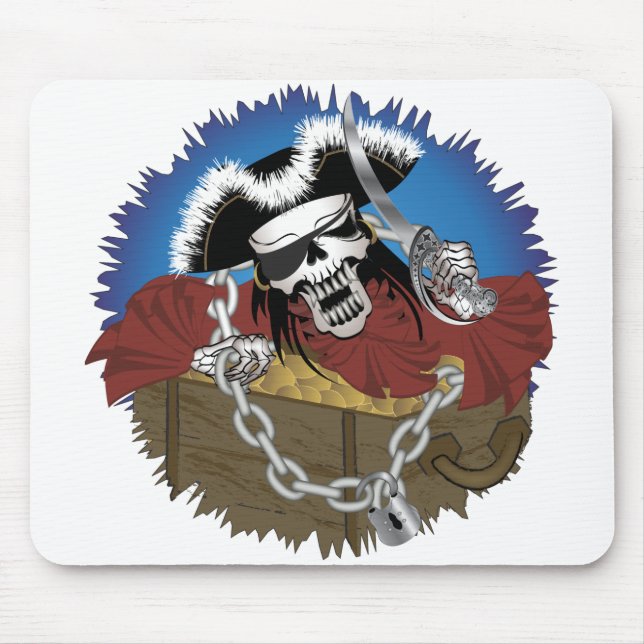 Pirate Booty Mouse Mat (Front)