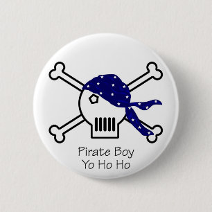 Pirate Boy 6 Cm Round Badge