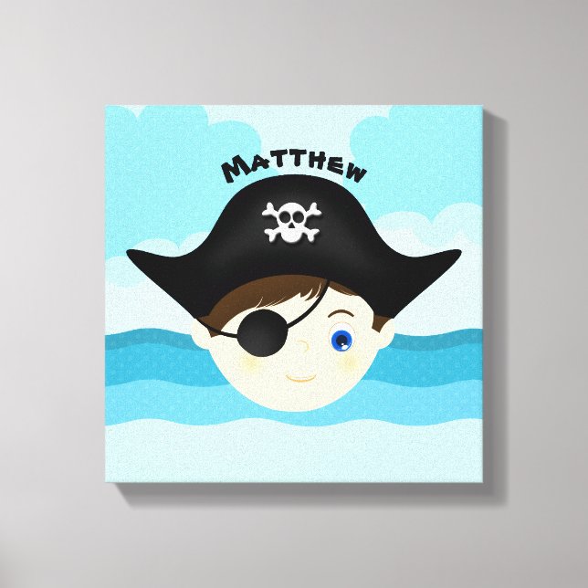 Pirate Boy Canvas Print (Front)