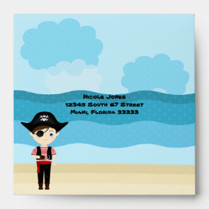 Pirate Boy Envelope