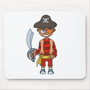 Pirate Boy Mouse Mat