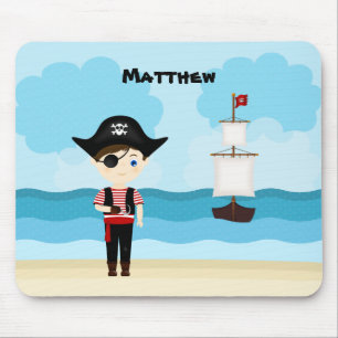 Pirate Boy Mouse Mat