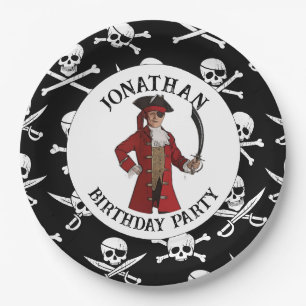 Pirate BOY Paper Plates