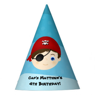 Pirate Boy Party Hat
