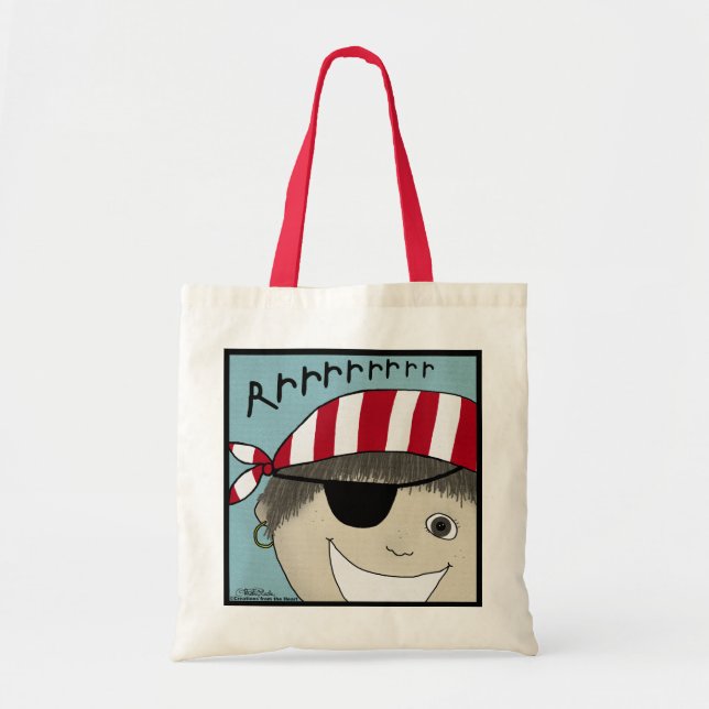 Pirate Boy Rrrrrr Tote Bag (Front)
