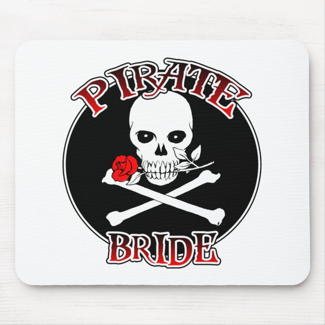 Pirate Bride Mouse Mat (Front)