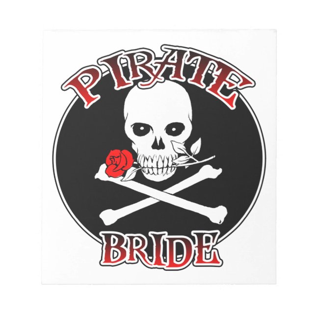 Pirate Bride Notepad (Front)