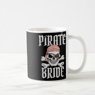 Pirate Bride Pirate Skull & Crossbones Pirate Coffee Mug