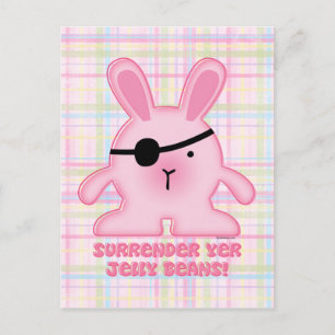 Pirate Bunny Postcard