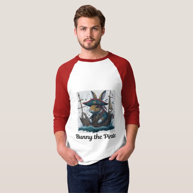 Pirate Bunny T-Shirt (Front Full)