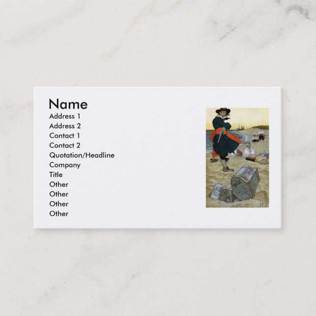 Pirate Business Card (Front)