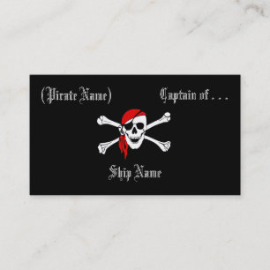 Pirate Business/Profile Card