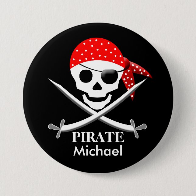 PIRATE BUTTONS - PERSONALIZE - COLLECTION (Front)