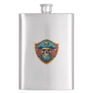 Pirate Captain Flask