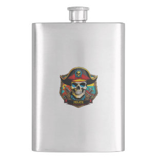 Pirate Captain Flask