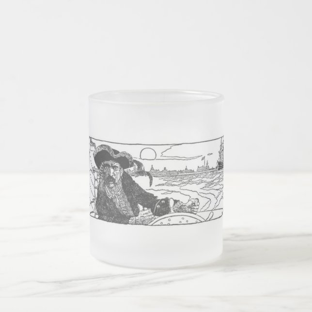 Pirate Captain Frosted Mug (Center)