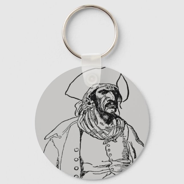 Pirate Captain Key Ring (Front)