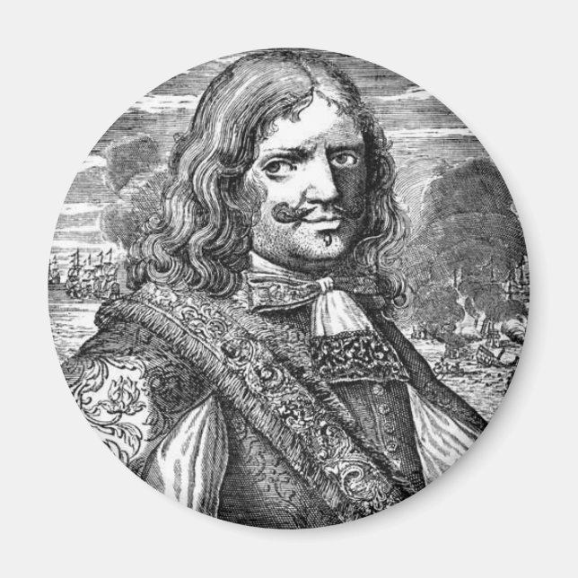 Pirate Captain Morgan Magnet (Front)