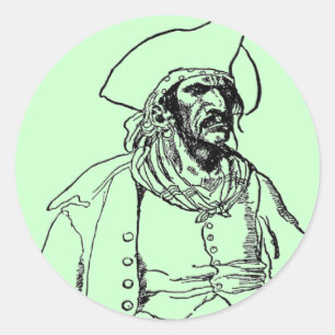 Pirate Captain Sticker