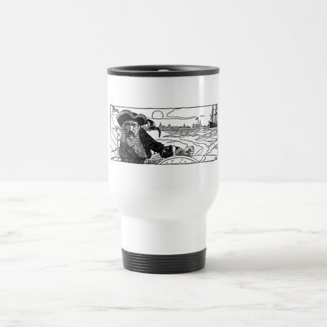 Pirate Captain Travel Mug (Center)