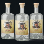 Pirate Caribbean Rum Liquor Bottle Label<br><div class="desc">Swashbuckling Pirate.
The "Customise Further",  button will aid you in any changes in regards to font style,  colour,  text or graphic placement.</div>