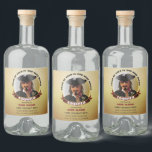 Pirate Caribbean Rum Liquor Bottle Label<br><div class="desc">Swashbuckling Pirate.
The "Customise Further",  button will aid you in any changes in regards to font style,  colour,  text or graphic placement.</div>