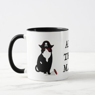Pirate Cat Ahoy There Mug