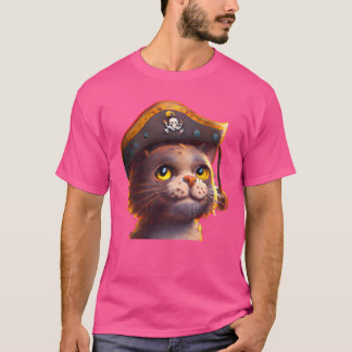 Pirate cat cat pirate boy T-Shirt
