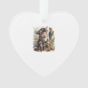 Pirate Cat Treasure Ornament