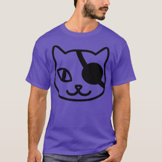Pirate Cat With Eye Kids Gift T-Shirt