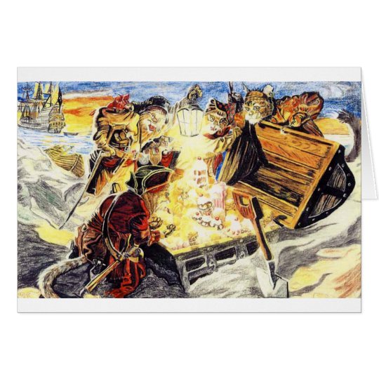 Pirate Cats Card
