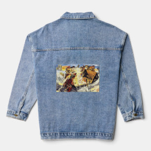 Pirate 🏴‍☠️ Cats 🐈  Denim Jacket