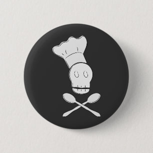 Pirate Chef 6 Cm Round Badge