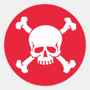 Pirate Classic Round Sticker