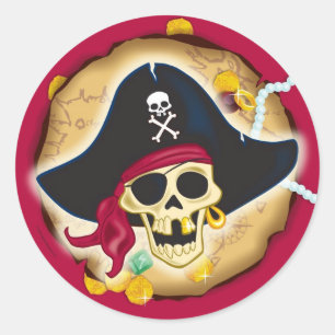 Pirate Coin Sticker