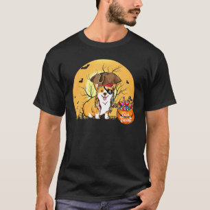 Pirate Corgi Halloween Costume T-Shirt